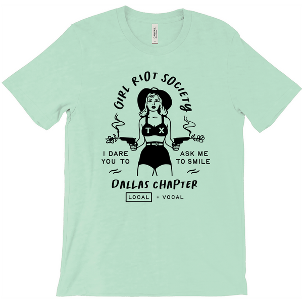 Girl Riot Society - Dallas Chapter - Heather T Shirt