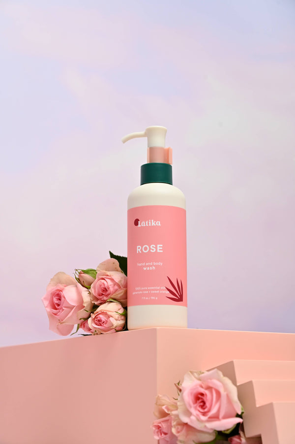 Rose Organic Essential Oils Hand and Body Wash