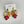 Load image into Gallery viewer, Fall Rose Bouquet Earring Dangles Colorful - 1