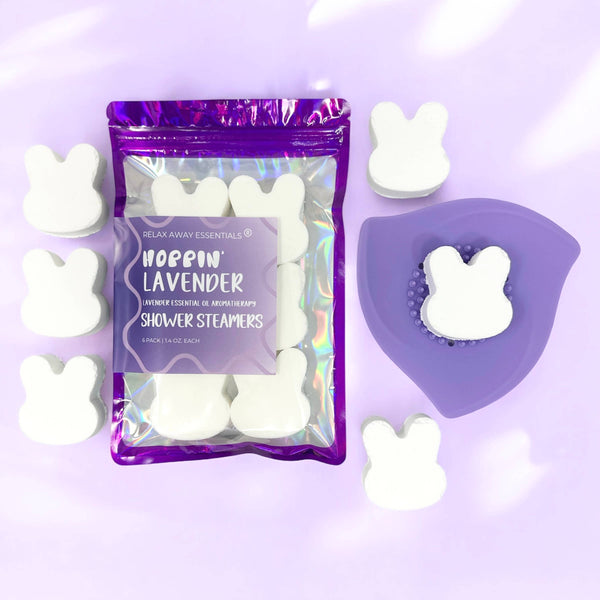 Bunny Shower Steamers 6 Pack - Easter Shower Steamers