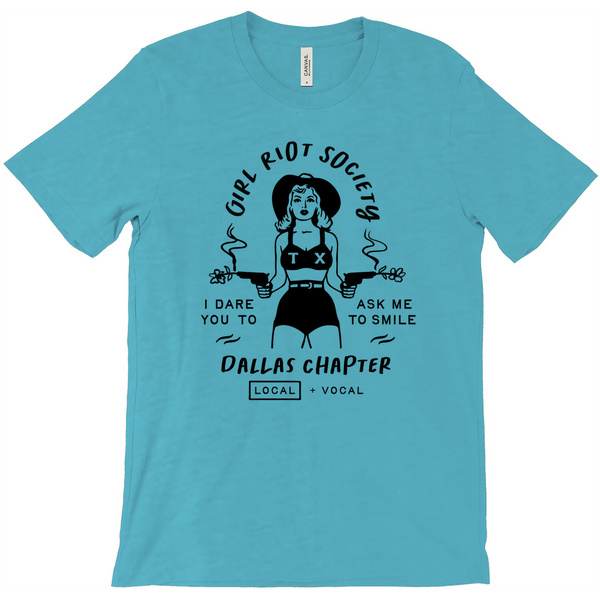 Girl Riot Society - Dallas Chapter - Heather T Shirt