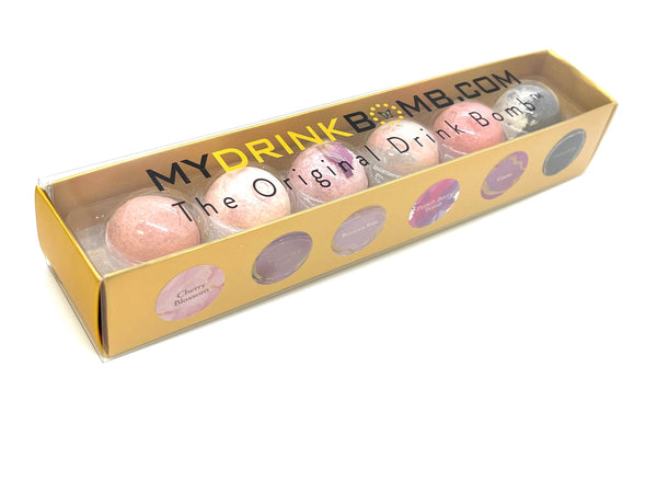 6 Pack Pretty & Pink Cocktail Drink Bomb™