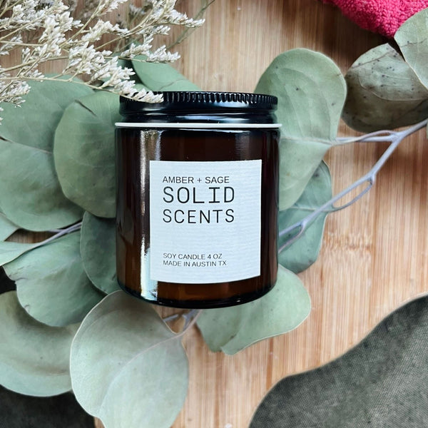 Amber + Sage Candle - 2