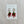Load image into Gallery viewer, Red Pepper Glass Earrings - 1