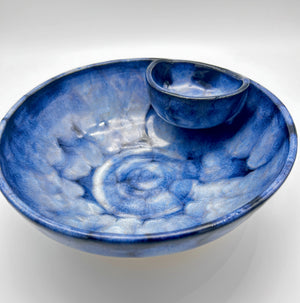 Cloudy Blue Chip and Dip - 1