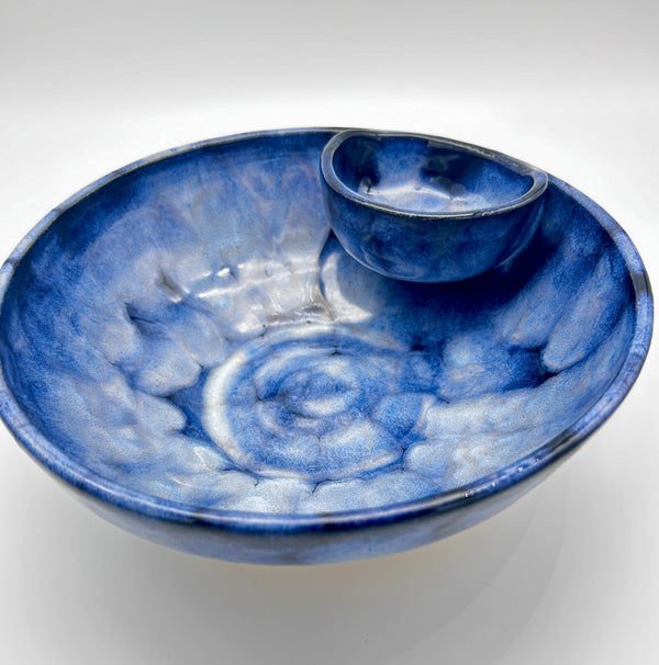 Cloudy Blue Chip and Dip - 1