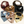 Load image into Gallery viewer, Shiny Jewel Toned Triangle Hair Bandana - 2