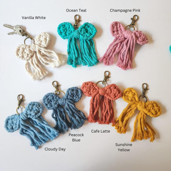Handmade Bow keychains - 3