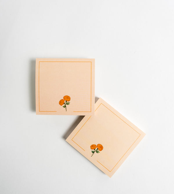 Marigold Flower Sticky Notes - 2