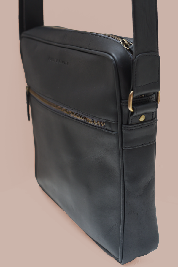 Leather Laptop Satchel - 3