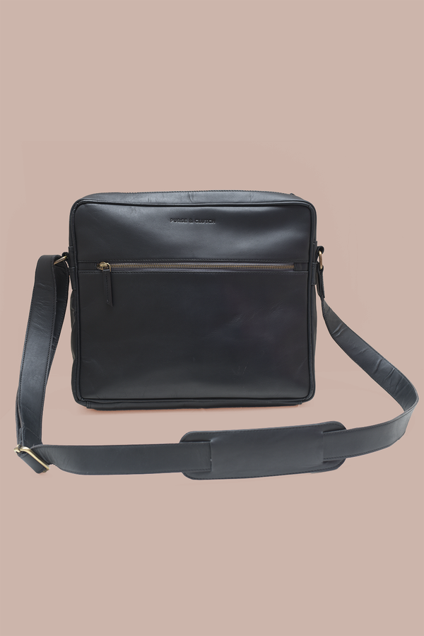 Leather Laptop Satchel - 7