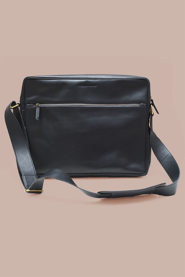 Leather Laptop Satchel - 6