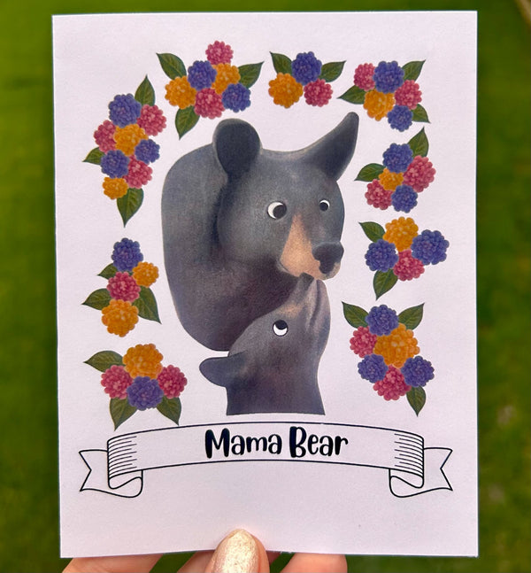 Mama Bear Greeting card - 1