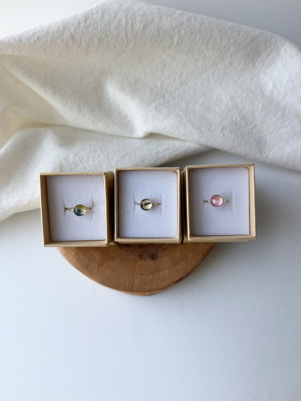 Washi Dome Rings