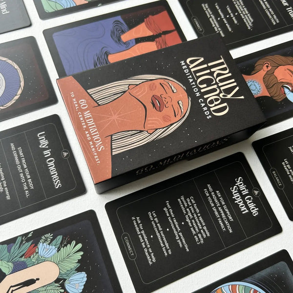 Truly Aligned Meditation Cards | 60 Meditations