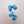 Load image into Gallery viewer, Blue Mini Bows with Pearl Embroidery - Set of 2