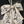 Load image into Gallery viewer, Gray Flowers Purse