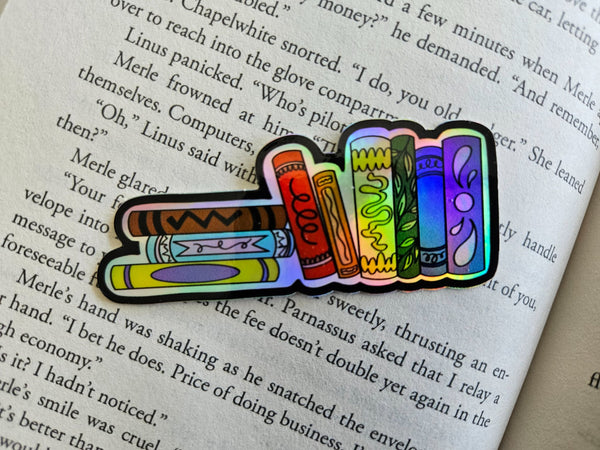 Pride Bookstack Sticker