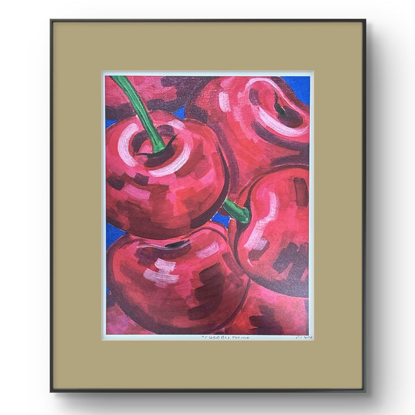Cherry Disco Art Print