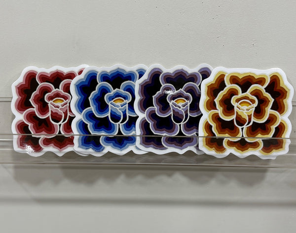 Sugar City Flower Stickers