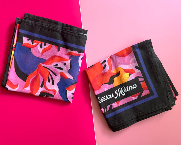 Sunset Floral Bandana