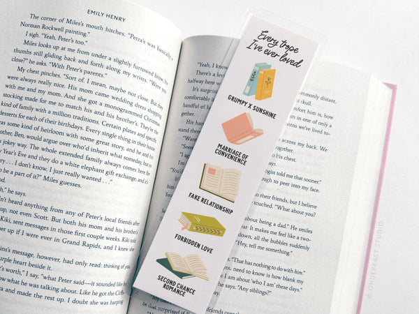 Every Trope I've Ever Loved Laminated Bookmark