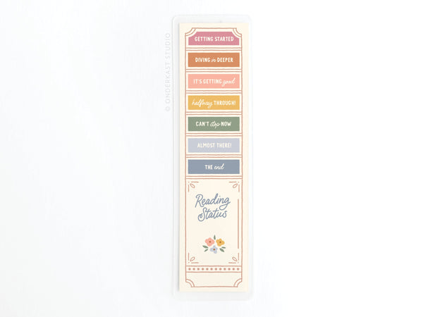 Reading Status Laminated Bookmark