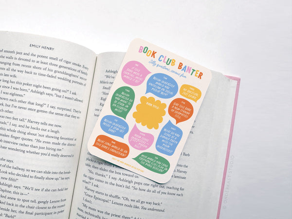 Book Club Banter Book Review Card Set