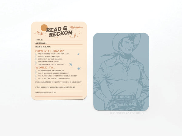Read & Reckon Book Review Card Set