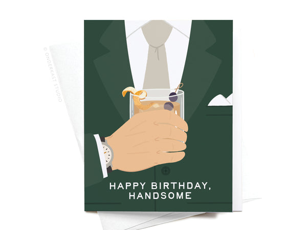 Happy Birthday, Handsome Greeting Card - RS