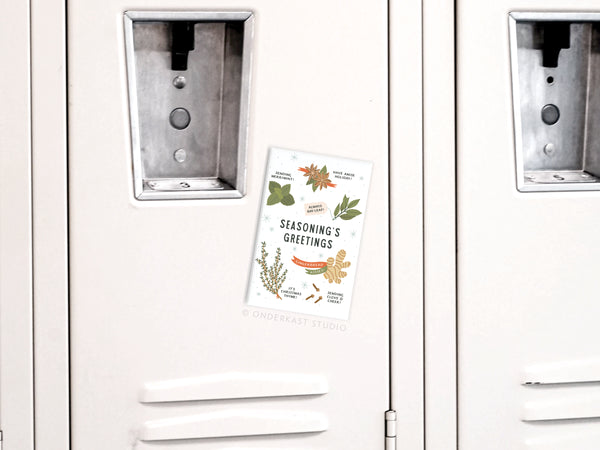 Seasoning’s Greetings Refrigerator Magnet