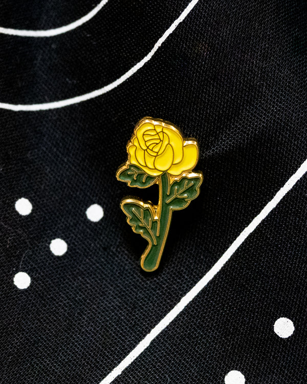Yellow Rose Pin - Wholesale
