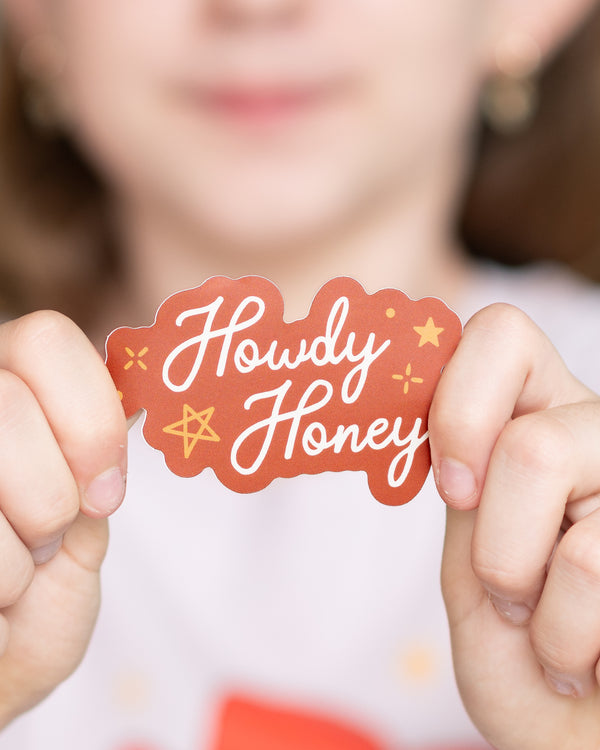 Girl Riot Society Die Cut Sticker - Howdy Honey - Wholesale