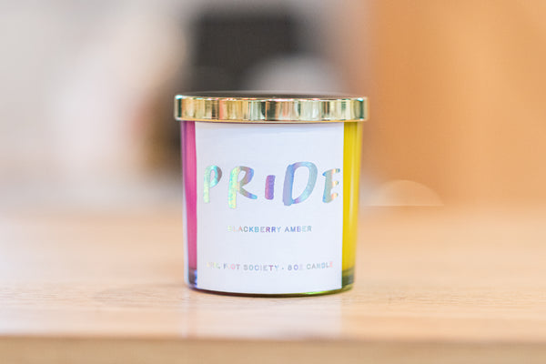 PRIDE Rainbow Candle - 8oz