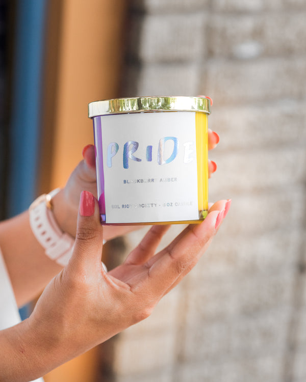 PRIDE Rainbow Candle - 8oz