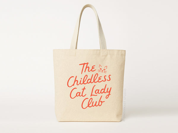 Childless Cat Lady Tote Bag