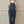 Load image into Gallery viewer, Bow-Patterned Denim Overalls