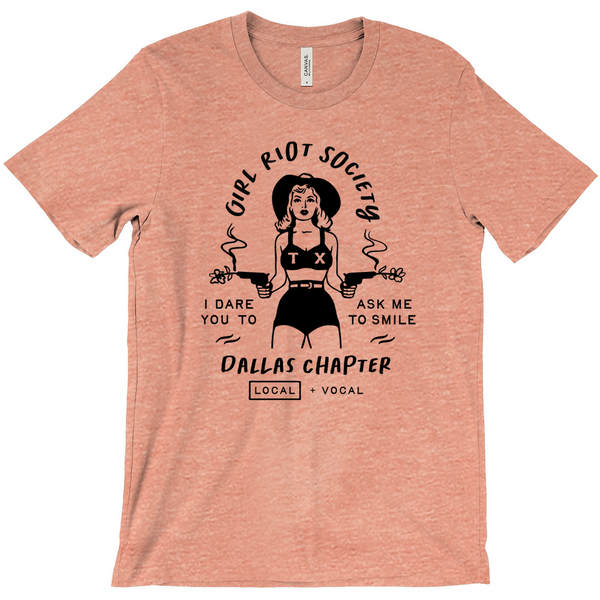 Girl Riot Society - Dallas Chapter - Heather T Shirt