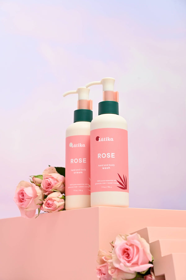 Rose Organic Essential Oils Hand and Body Wash