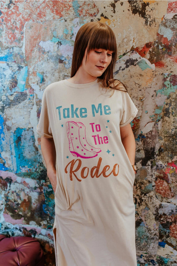 Take Me to The Rodeo T-Shirt Dress