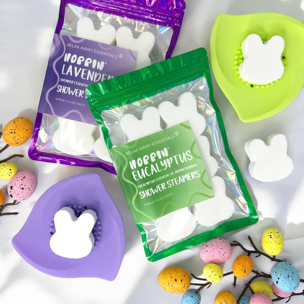 Bunny Shower Steamers 6 Pack - Easter Shower Steamers
