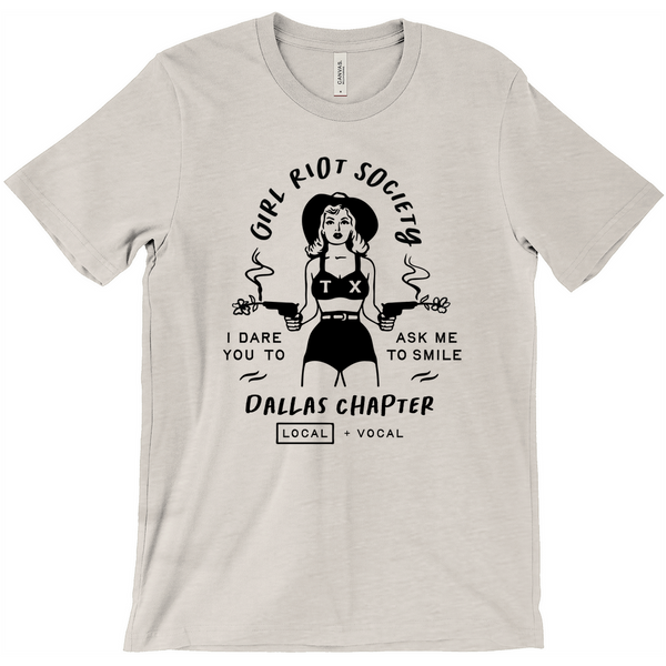 Girl Riot Society - Dallas Chapter - Heather T Shirt