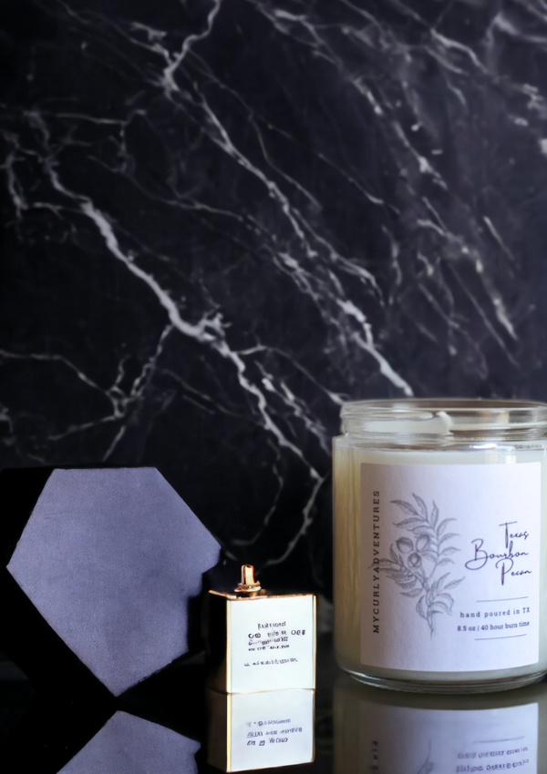 Organic Soy Candle | Texas Bourbon Pecan - 4