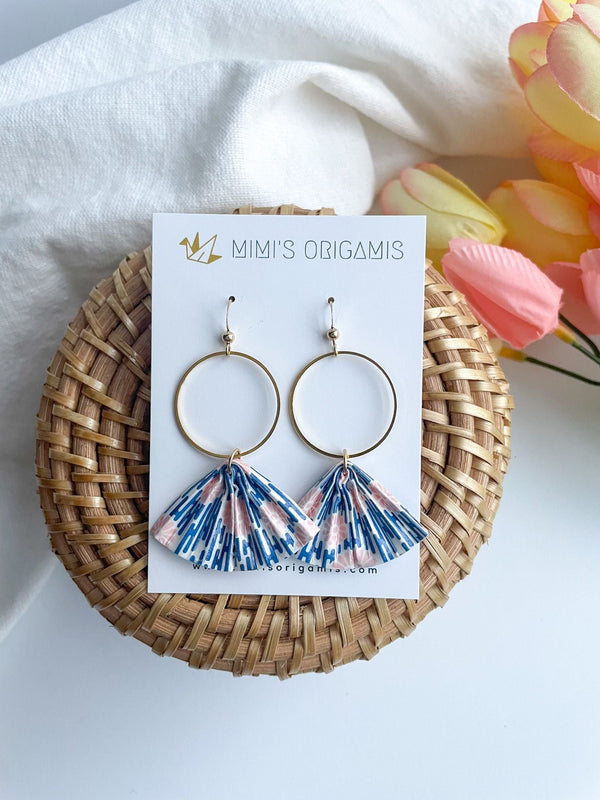Origami Fan Earrings - 3