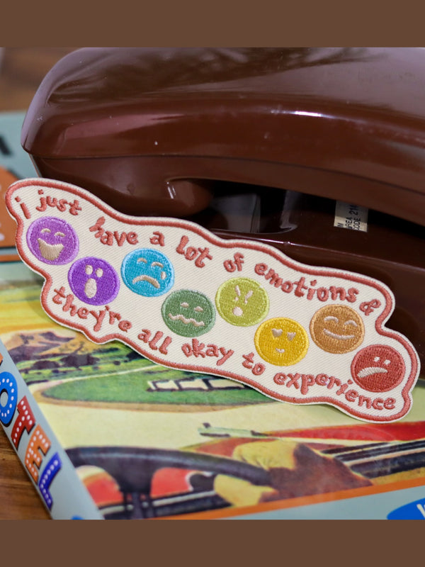 Rainbow of Emotions Embroidered Patch - 1