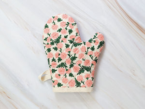 Dianthus Blush Rifle Paper Co Oven Mitt - 1