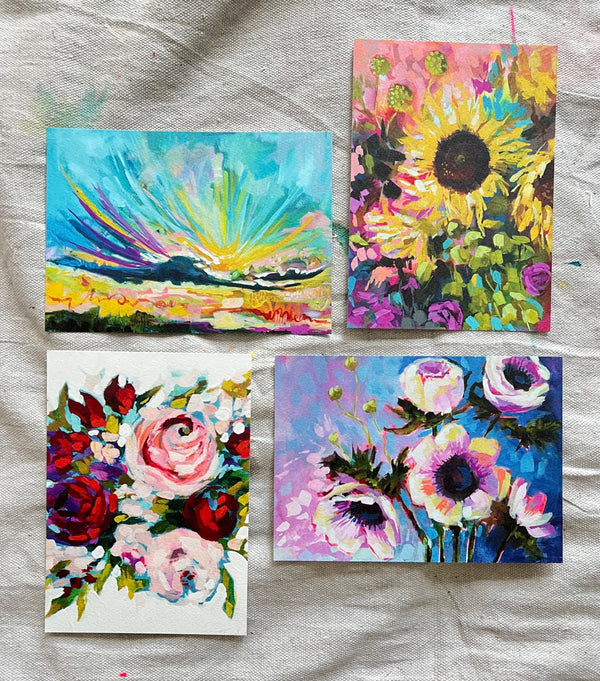 Four 5x7 art prints with envelopes - 3