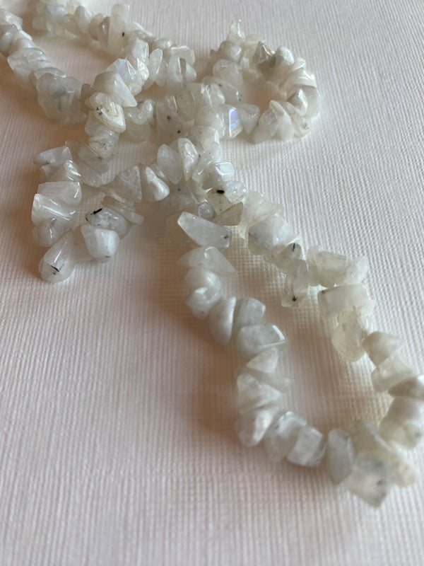 Rainbow Moonstone Layering Necklace - 2