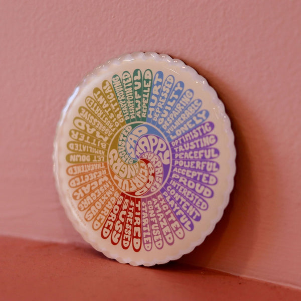 Groovy Feelings Wheel Fridge Magnet - 2