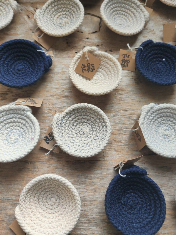 Tiny Cotton Rope Bowl - Multiple Colors - 4